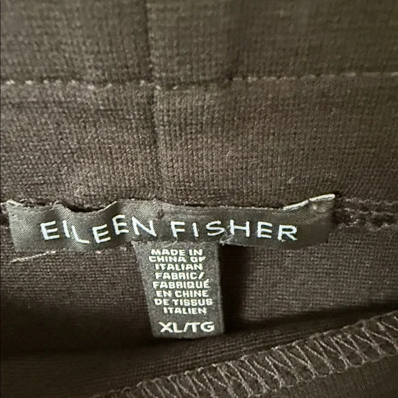 Eileen Fisher Elegant Black Pencil Skirt - Picture 4 of 8